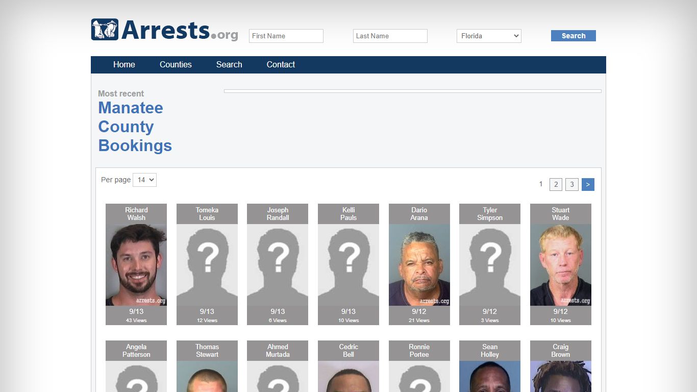 Manatee County Arrests and Inmate Search